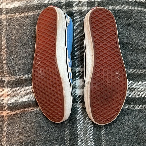 purple checkered Vans size 10 women’s 8.5 men’s - Picture 2 of 3